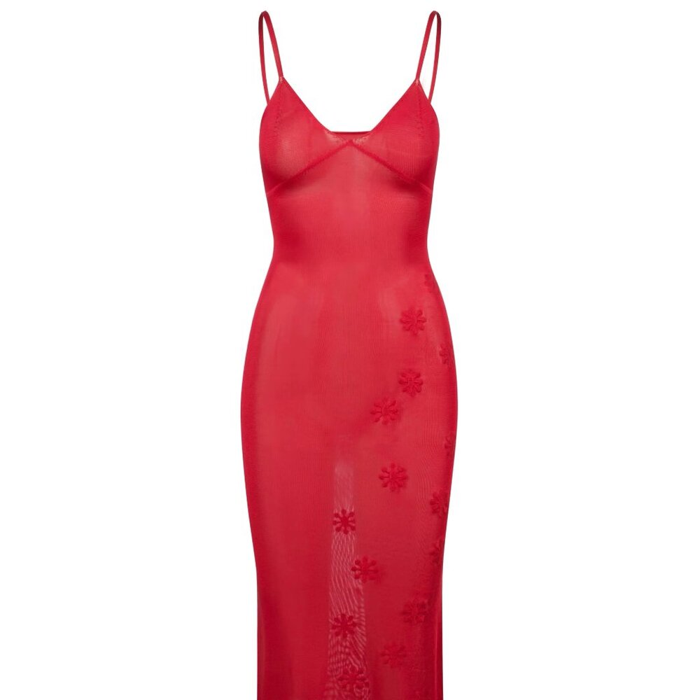 Asta Resort Delilah Dress Rossa Red NWT Women's S